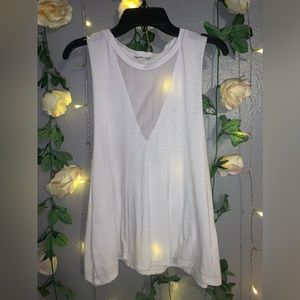 White workout top